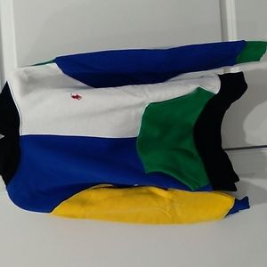NWOT Boys polo Ralph Lauren color-blocked hoodie medium